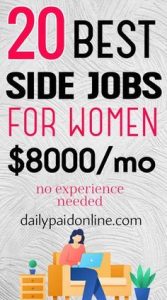 20 Side Hustles That Pay Daily